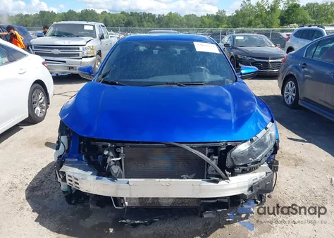 2019 Honda Civic Sport z USA, uszkodzony, nr VIN 2HGFC2F88KH558253